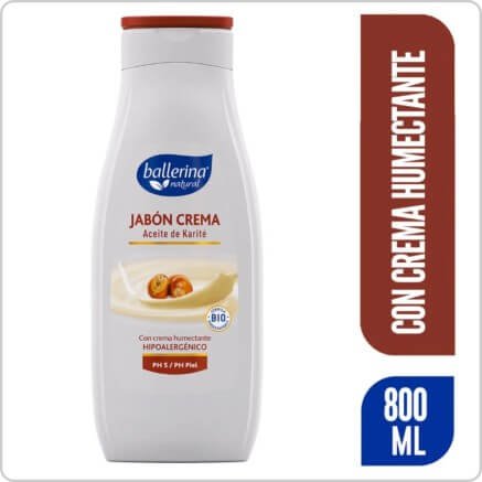 BALLERINA JABON CREMA KARITE FCO 800ML