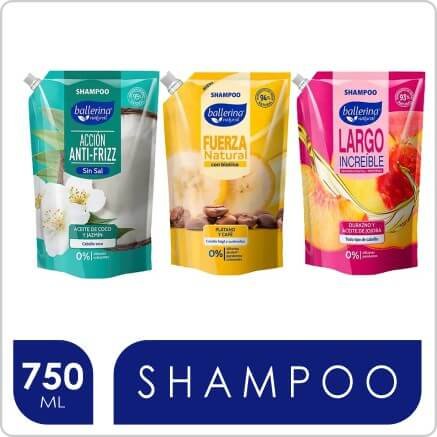 BALLERINA  SHAMPOO DP 750ML VARIEDADES