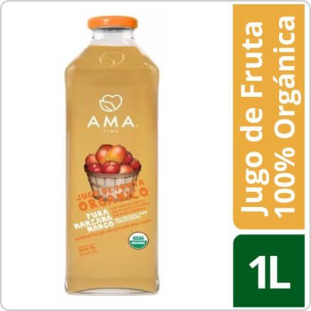 AMA   Jugo Manzana Mango Organico 1000cc