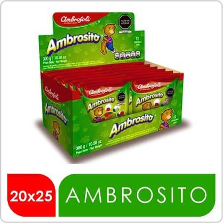 AMBROSITO DISPLAY 20 UN X 25GR