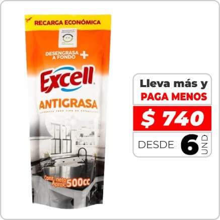 EXCELL ANTIGRASA DOYPACK 500CC