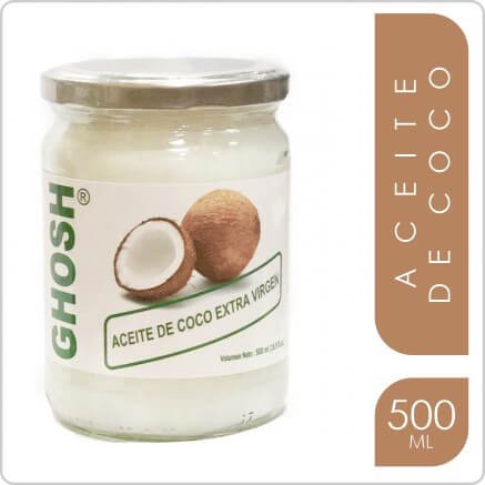 GHOSH ACEITE DE COCO EXTRA VIRGEN  500ML