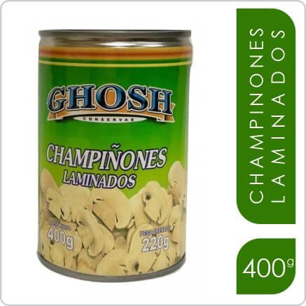 GHOSH CHAMPINONES LAMINADOS 400G