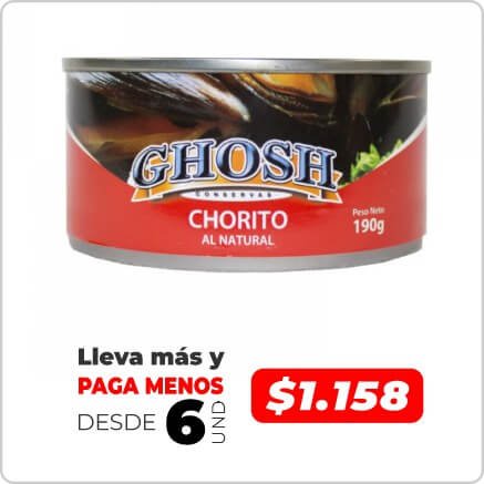 GHOSH CHORITO NATURAL 190G