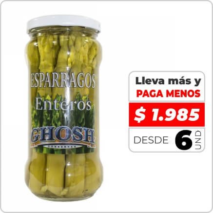 GHOSH ESPARRAGOS VERDES 330G