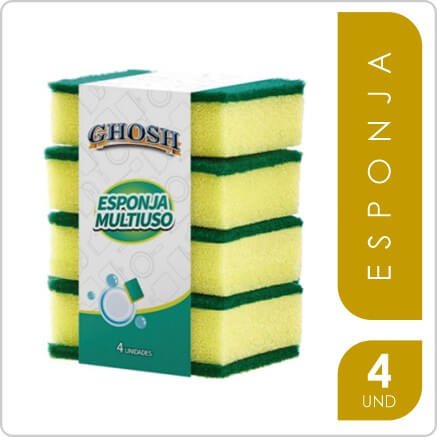 GHOSH ESPONJAS MULTIUSO 4 UND DP