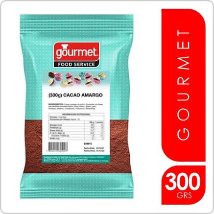 GOURMET CACAO AMARGO 300G