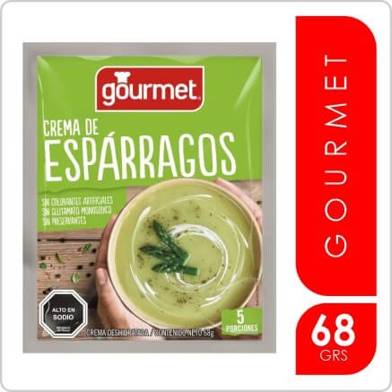 GOURMET CREMA DE ESPARRAGO 68gr.