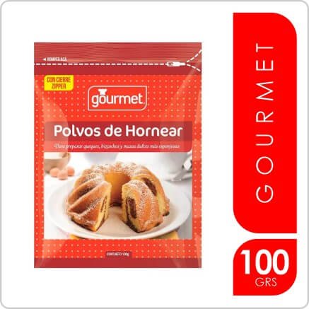 GOURMET POLVOS DE HORNEAR 100gr.