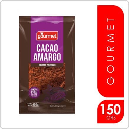 GOURMET RRP CACAO  AMARGO  150gr.