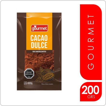 GOURMET RRP CACAO  DULCE  200gr.