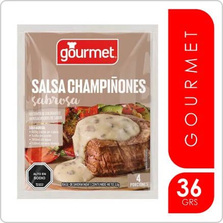 GOURMET SALSA CHAMPIÑONES  36gr.