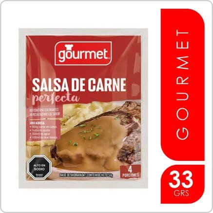 GOURMET SALSA SABOR CARNE 33gr.