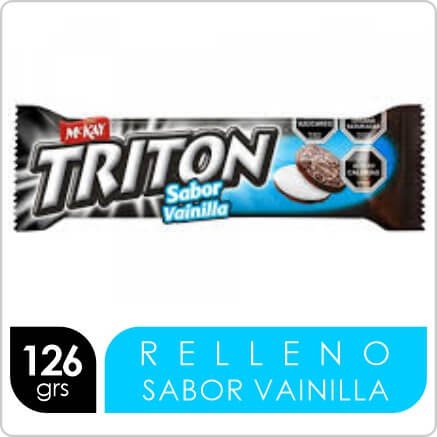 NESTLE GALLETA TRITON VAINILLA 126g