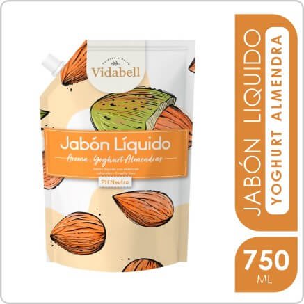 EXCELL JABON LIQUIDO YOGHURT ALMENDRA DOYPACK 750ML