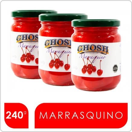 GHOSH FRASCO MARRASQUINO ROJO 240G