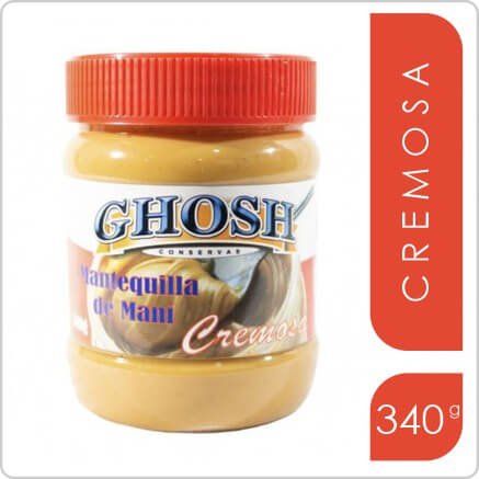 GHOSH MANTEQUILLA DE MANI CREMOSA 340G