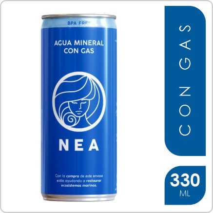 NEA AGUA MINERAL CON GAS X 330 ML