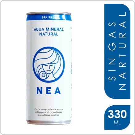 NEA AGUA MINERAL NATURAL SIN GAS X 330 ML