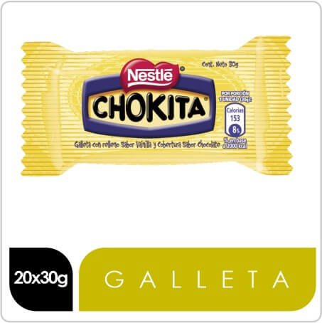 NESTLE CHOKITA GALLETA BARRA BOLSA 20x30g