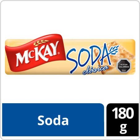 NESTLE GALLETAS MCKAY SODA CLASICA180 GRM