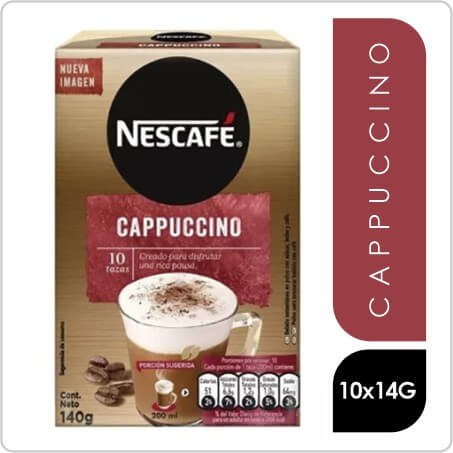 NESTLE NESCAFE MIXES CAPPUCCINO  DISPLAY 10x14g