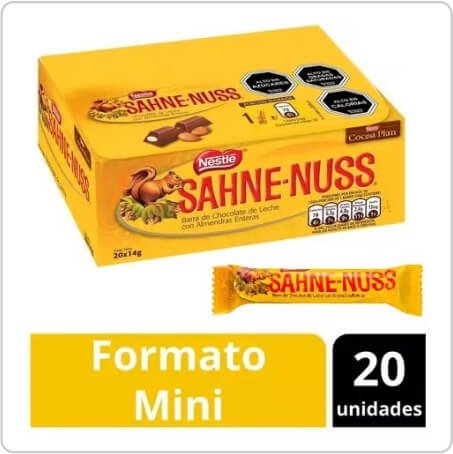 NESTLE SAHNE NUSS CHOC IMPULSIVO DISPLAY 20x14g