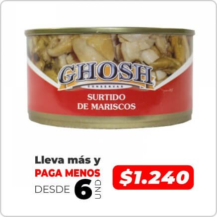 GHOSH SURTIDO DE MARISCO 190G