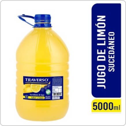 TRAVERSO JUGO LIMON 5000ML PET