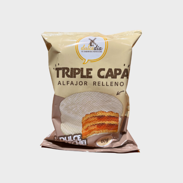 TB DULCEDIA ALFAJOR TRIPLE BLANCO 60 GR DP 24UN