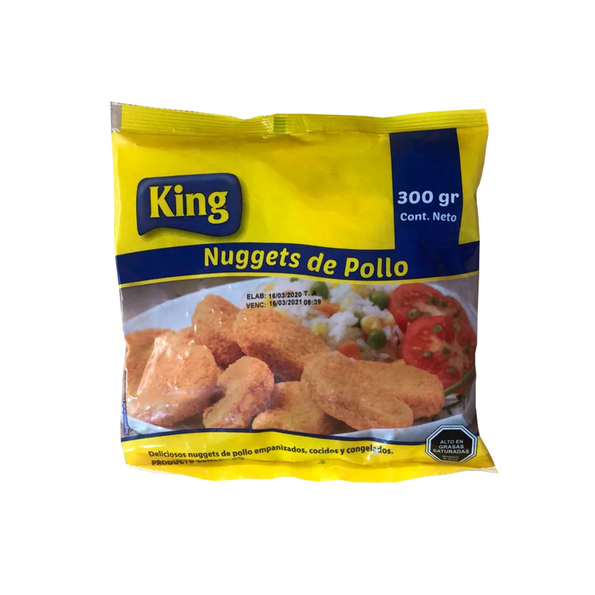 NUGGETS POLLO 300G KING