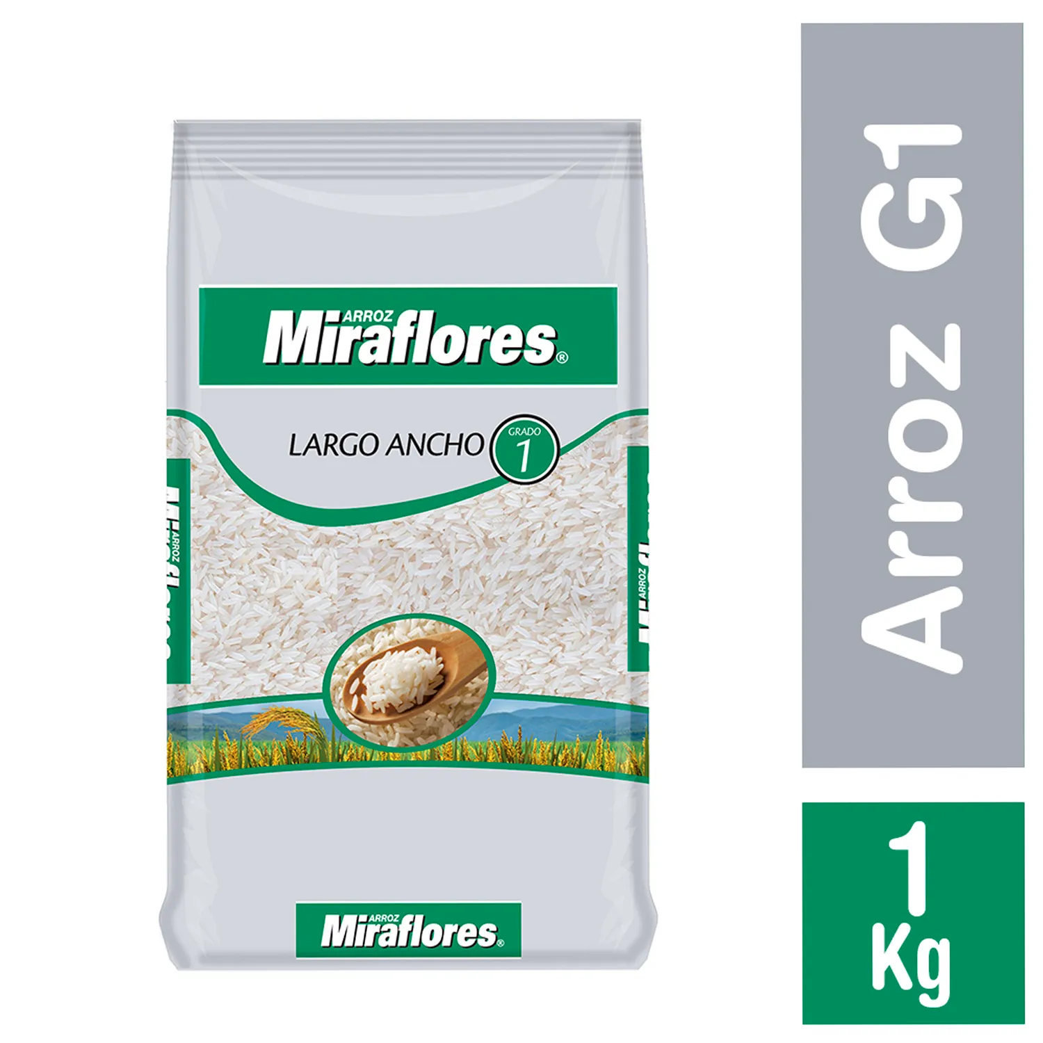 ARROZ MIRAFLORES GRADO 1 1KG