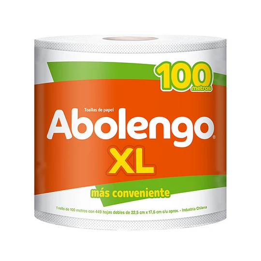 TOALLA PAPEL XL ABOLENGO 100MT