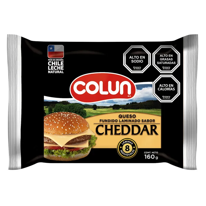 QUESO COLUN FUNDIDO CHEDDAR 160GR